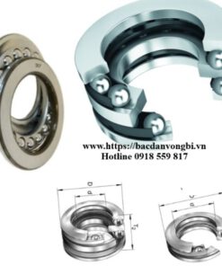 Vòng bi Bạc đạn ổ bi chặn, bi chà 3 miếng, bi chà 5 miếng